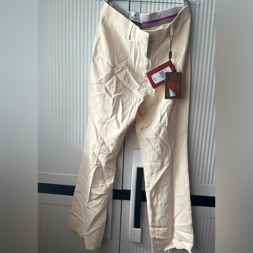 ETRO High Rise Cady Cigarette Pants